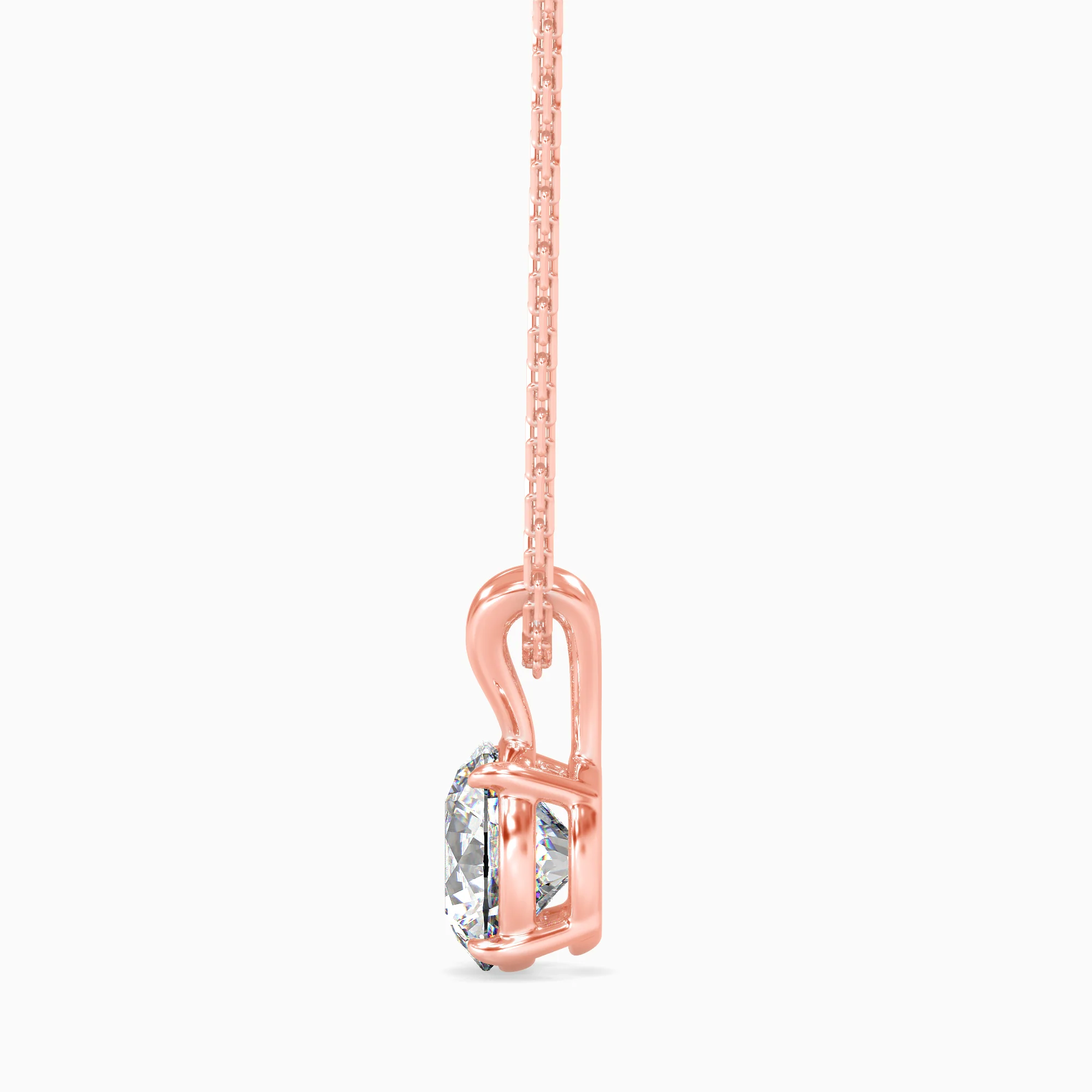 0.5 CT Celestial Solitaire Lab-Grown Diamond Pendant without Chain - Image 7
