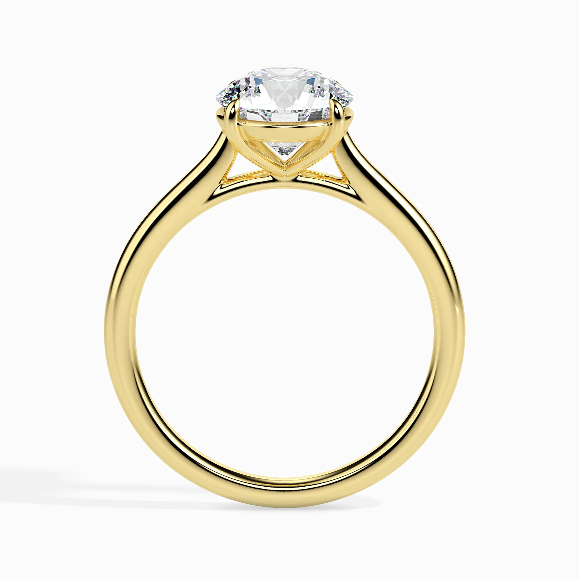 0.75 CT Gold Fleur Diamond Women Ring - Image 2