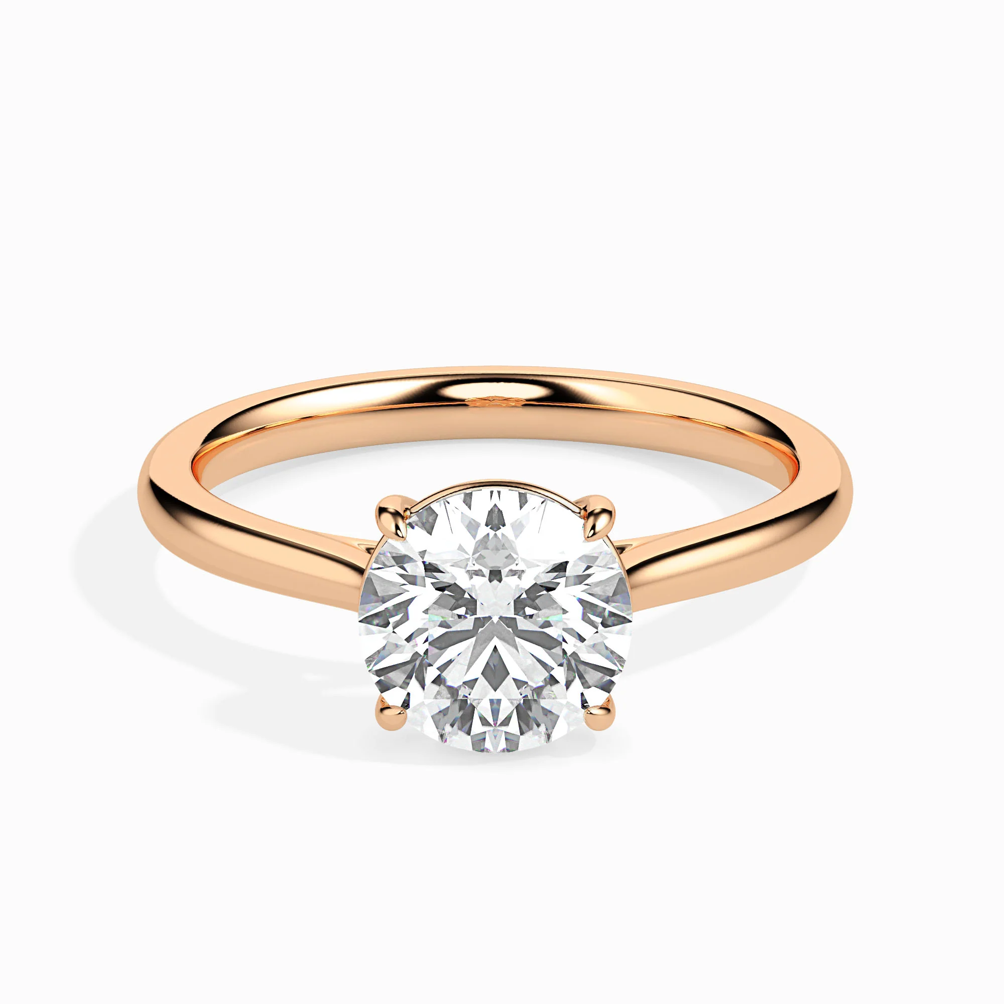 0.75 CT Gold Fleur Diamond Women Ring - Image 5