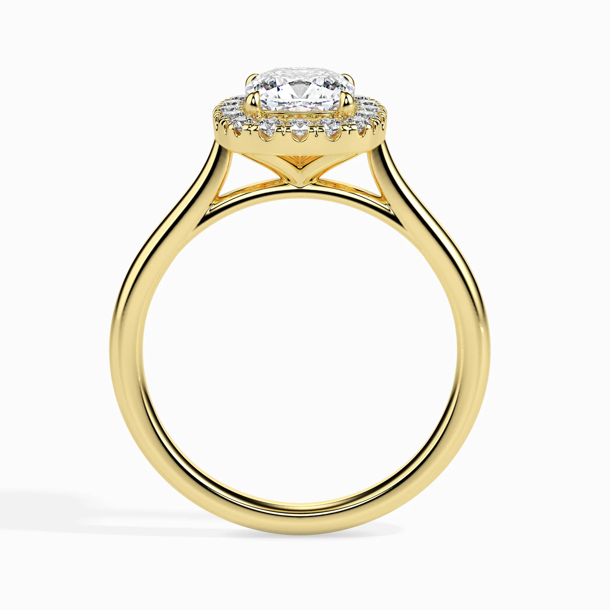0.75 CT Gold Luminous Diamond Eternity Ring - Image 2