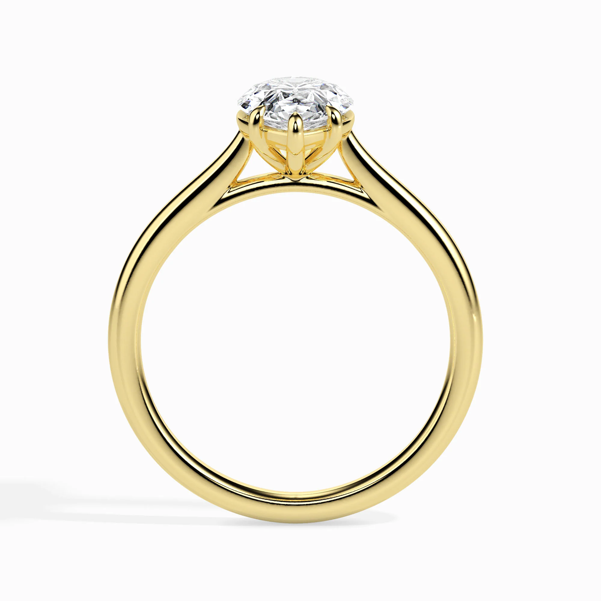 2 CT Marquise Grace Ring with Lab-Grown Diamonds - Image 2