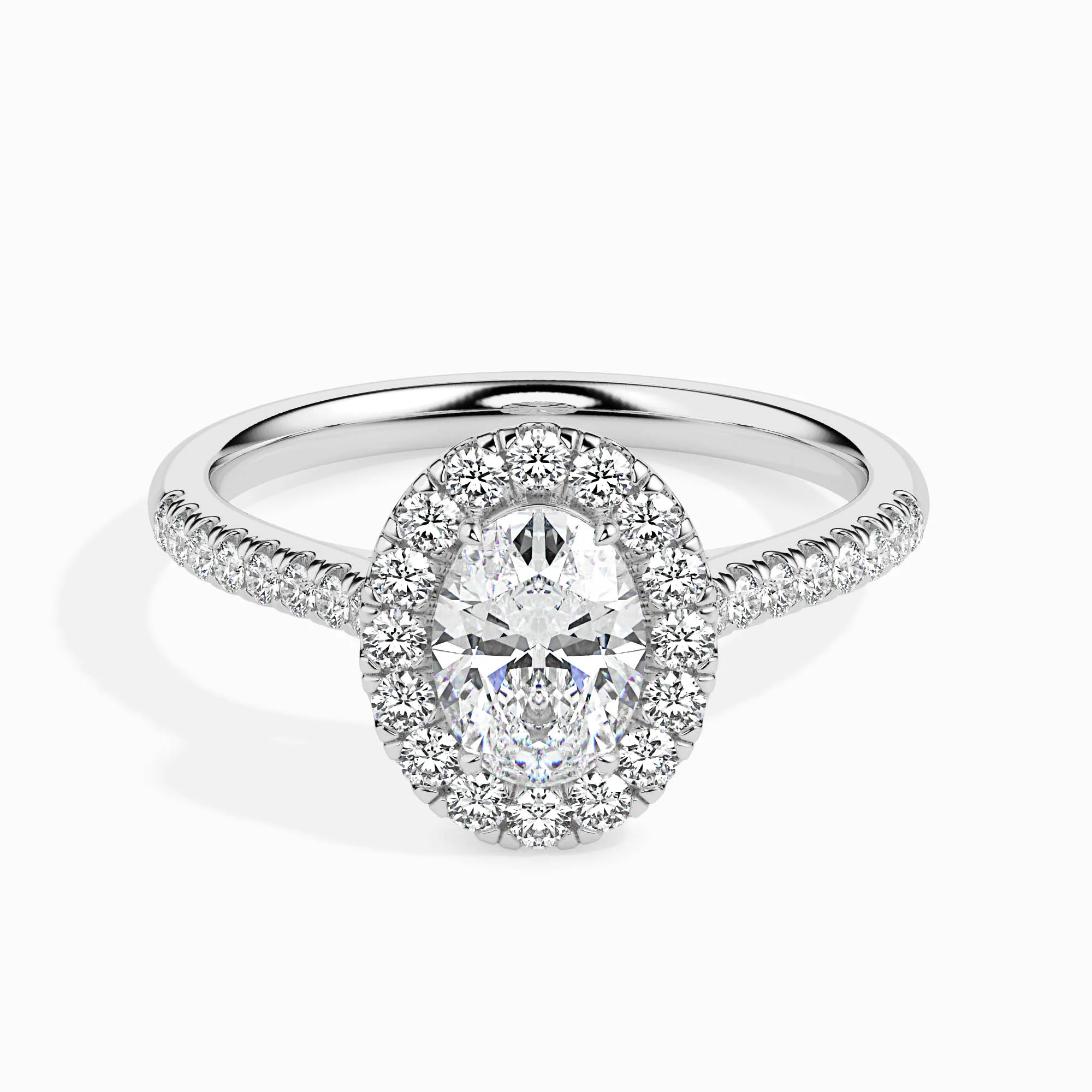 3 CT Radiant Classic Diamond Halo Ring - Image 9