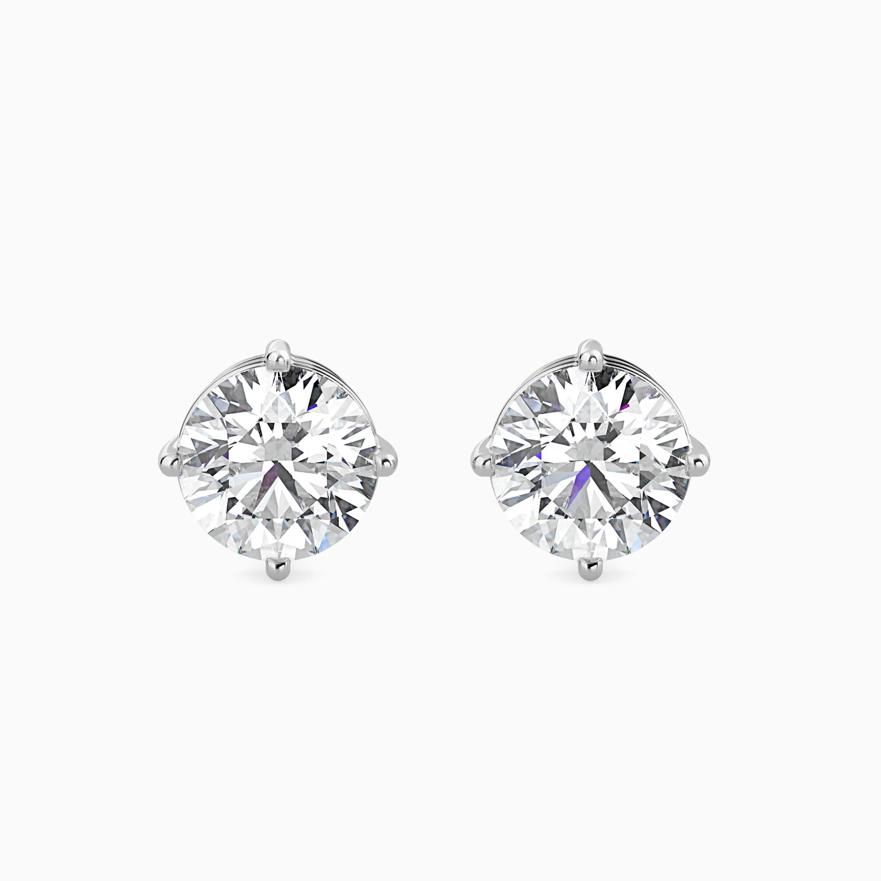 2 CT Dazzling Diamonds Lab-Grown Solitaire Earrings - Image 11