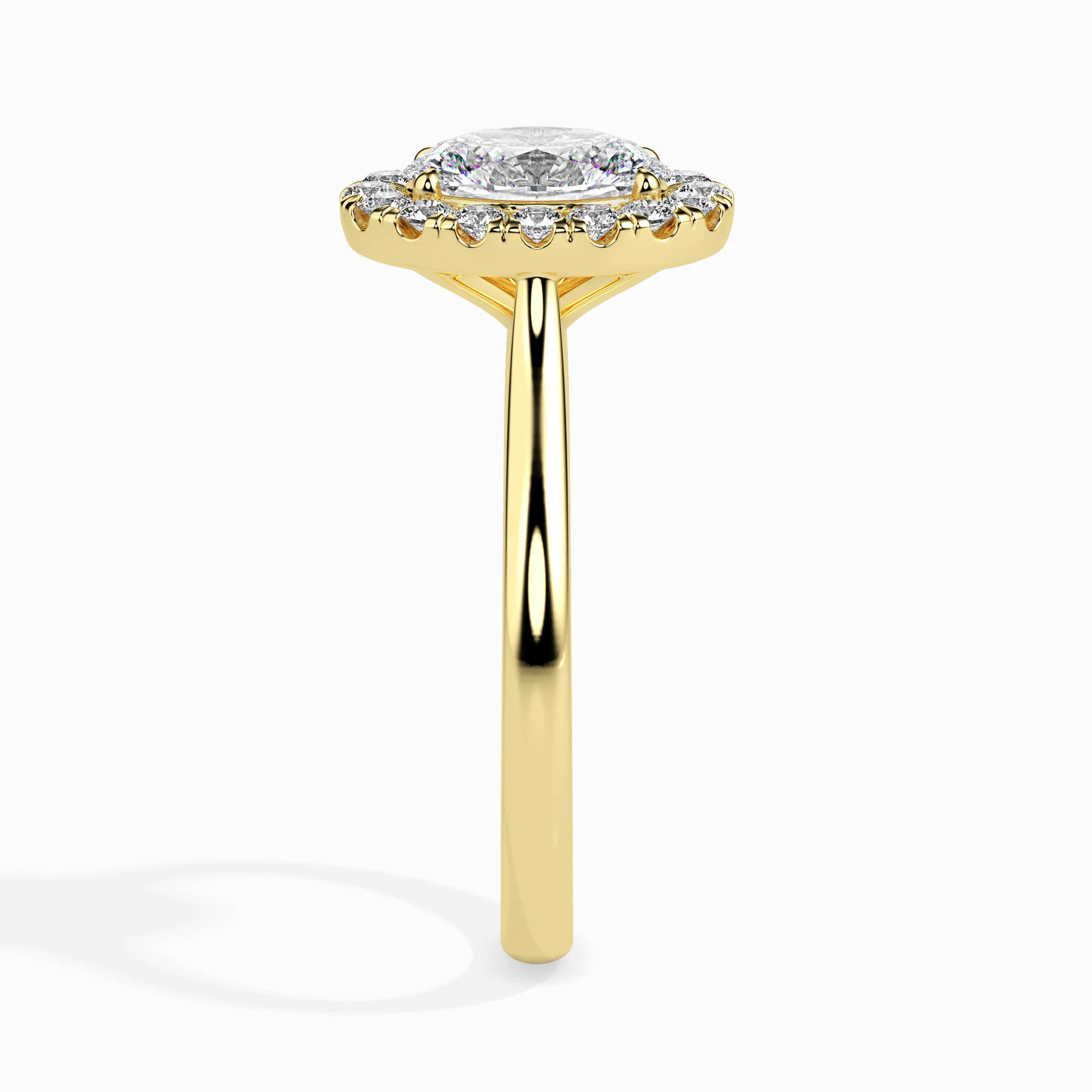 3 CT Luxe Oval Halo Diamond Dream Ring - Image 4