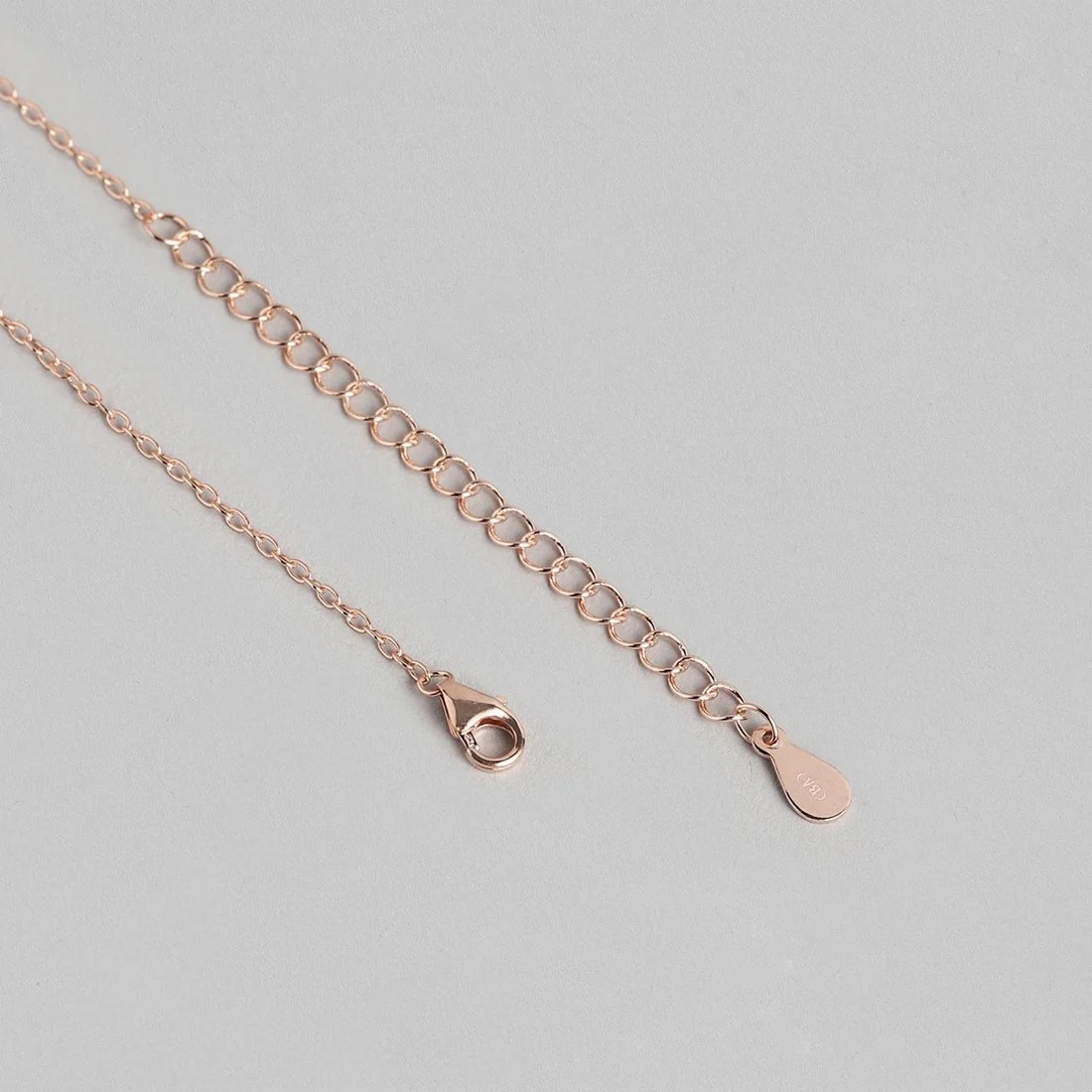 Radiance Rose gold-Plated Cubic Zirconia Sterling Silver Necklace Chain - Image 5