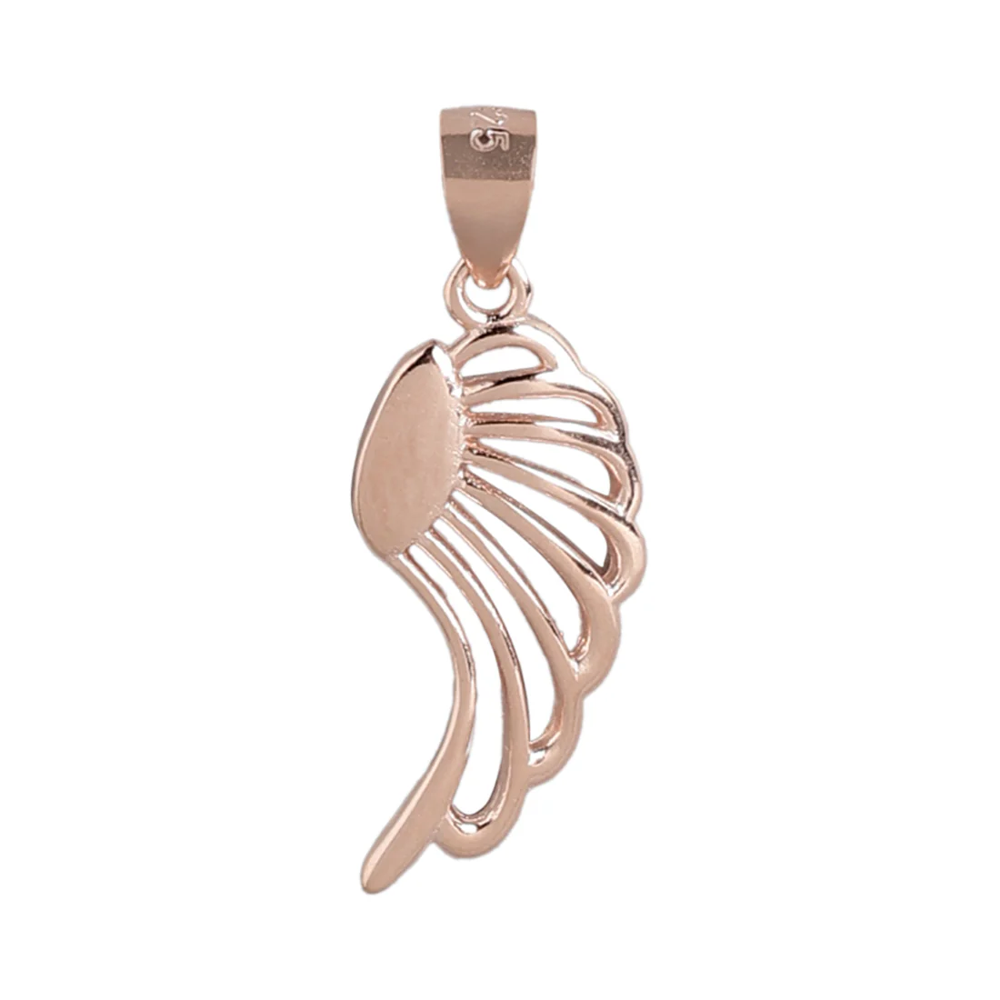 Angelic Rose Gold-Plated 925 Sterling Silver Angel Wings Pendant with Chain - Image 6
