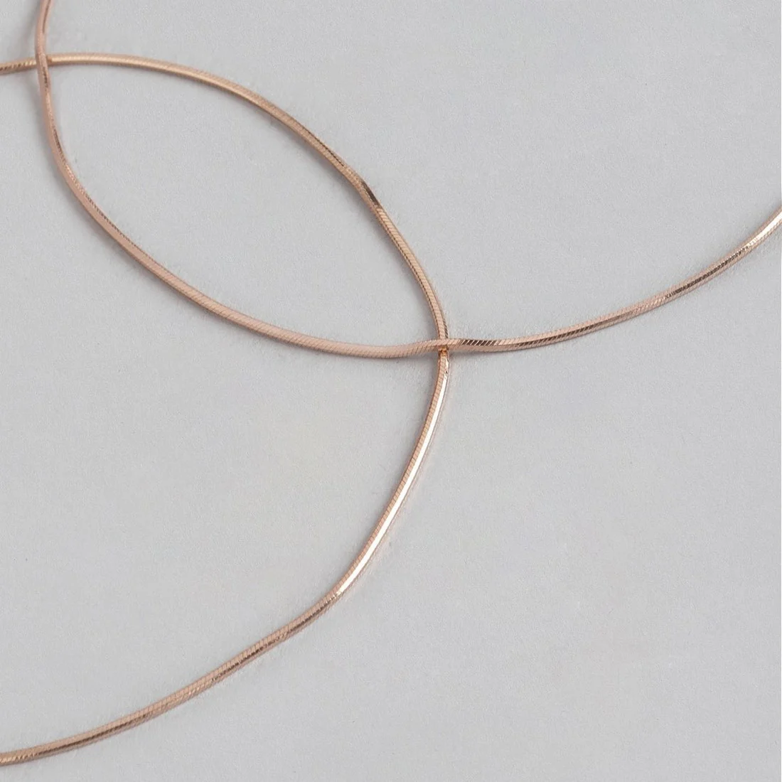 Subtle Grace Minimal Chain 925 Sterling Silver Anklet in Rose Gold Gift Hamper - Image 11