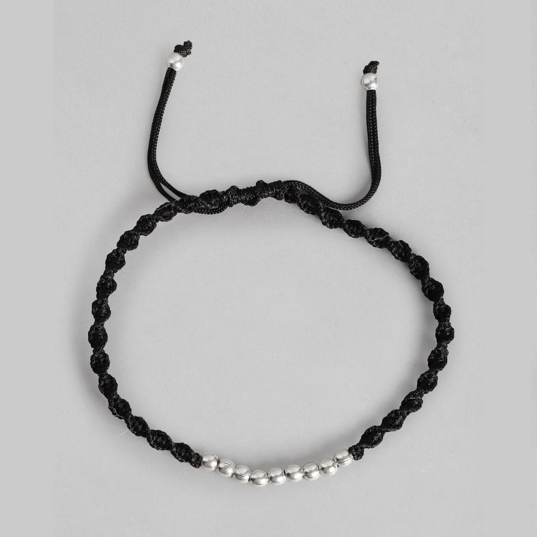 Shimmering Harmony Rhodium-Plated 925 Sterling Silver Adjustable Anklet - Image 10