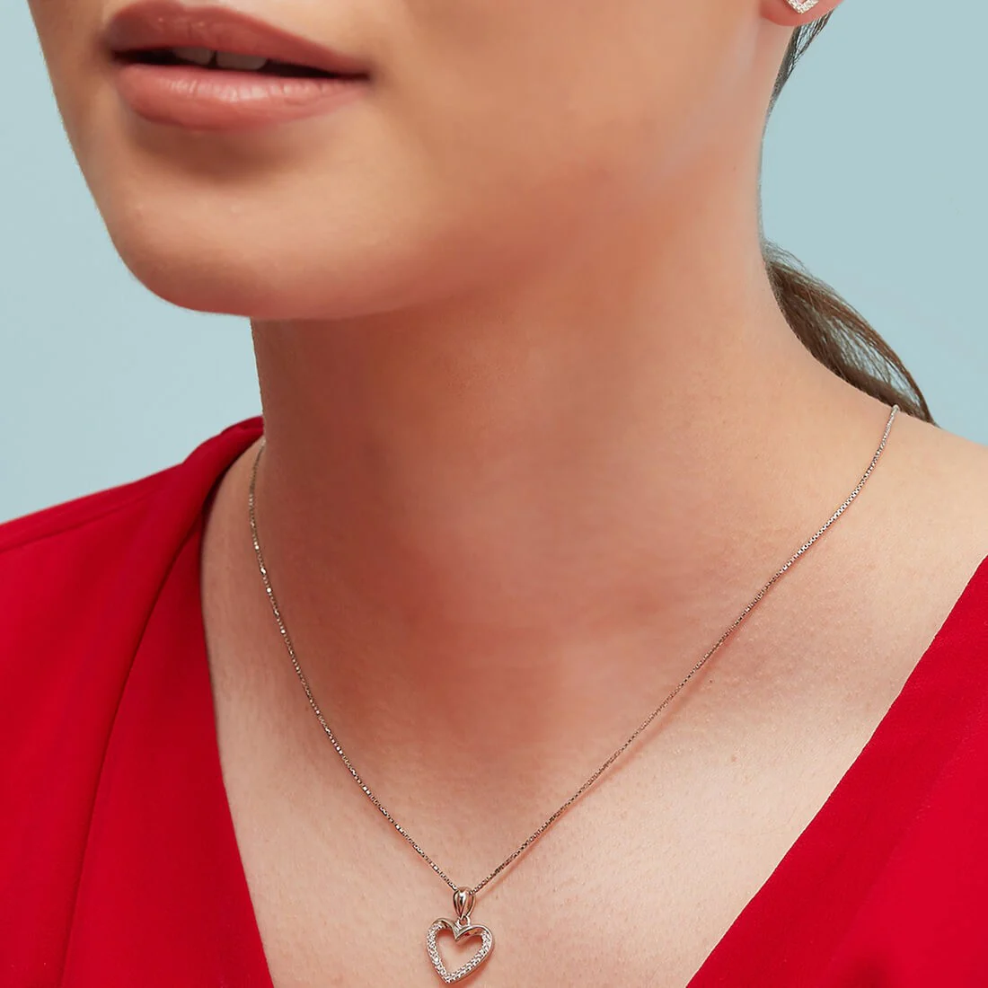 Be My Valentine 925 Silver Jewellery Set - Image 2