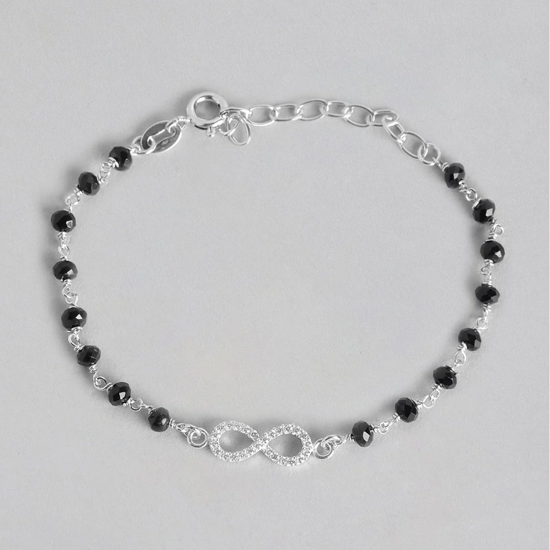 Infinity Mangalsutra 925 Sterling Silver Bracelet - Image 5