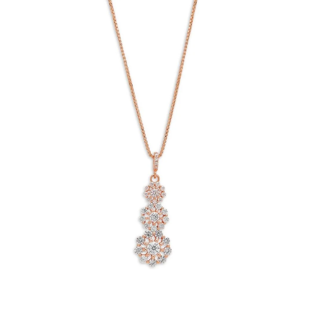 Blossom Rose Gold 925 Sterling Silver Pendant with Chain - Image 5