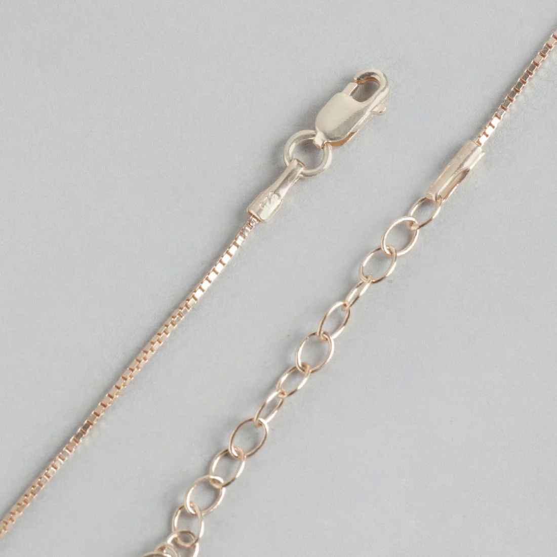 Blushing Beauty Rose Gold Plated CZ 925 Sterling Silver Pendant with Chain - Image 6