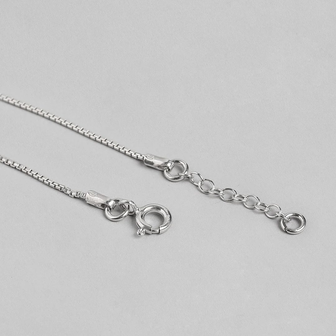 Bold Bead 925 Silver Anklet - Image 9