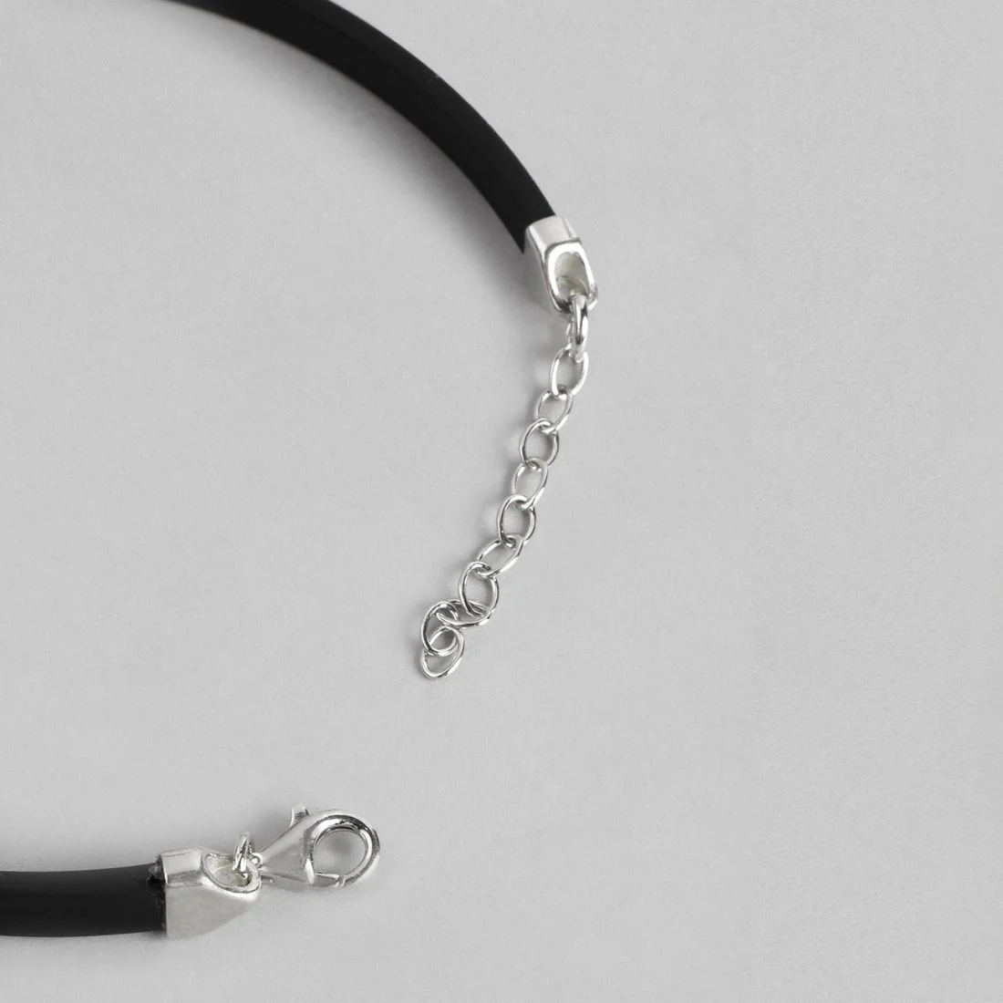 Bold Elegance 925 Sterling Silver Rhodium Plated Bracelet For Him - Image 6