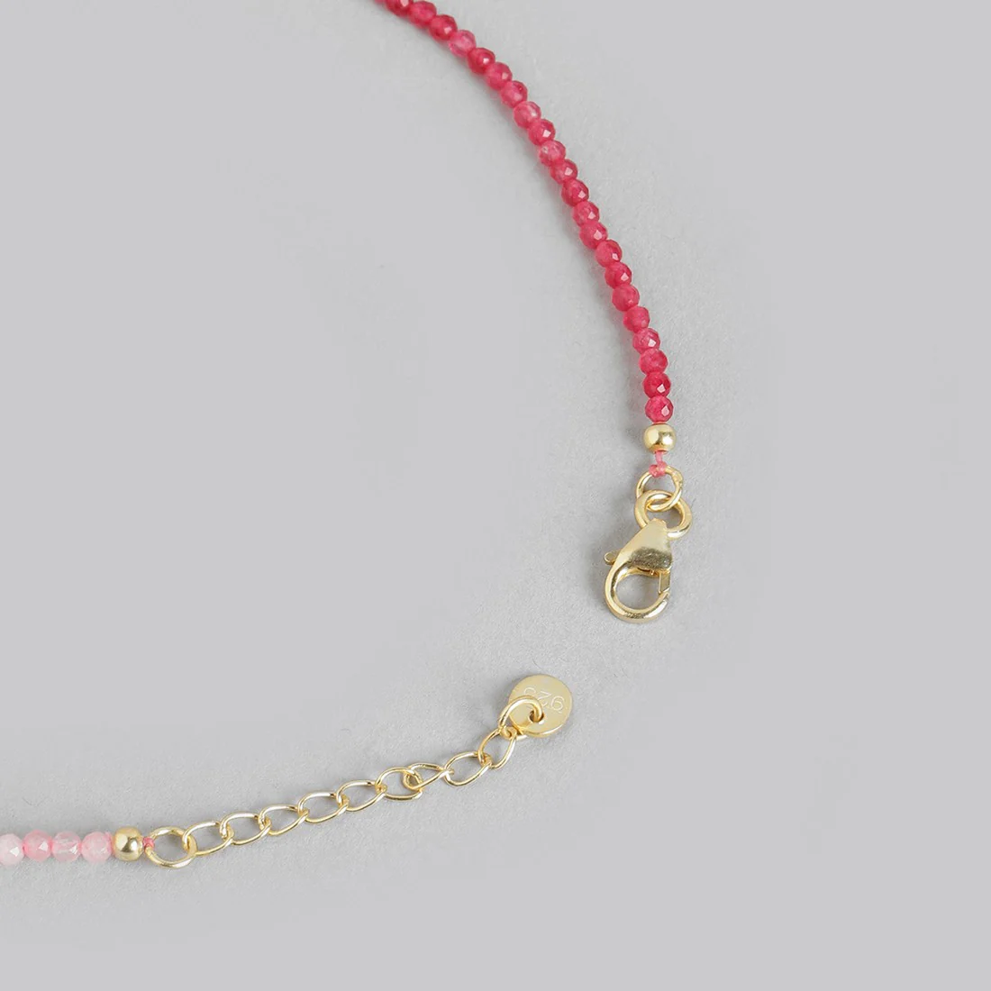 CZ Butterfly Dual-Beads 925 Sterling Silver Anklet - Image 9