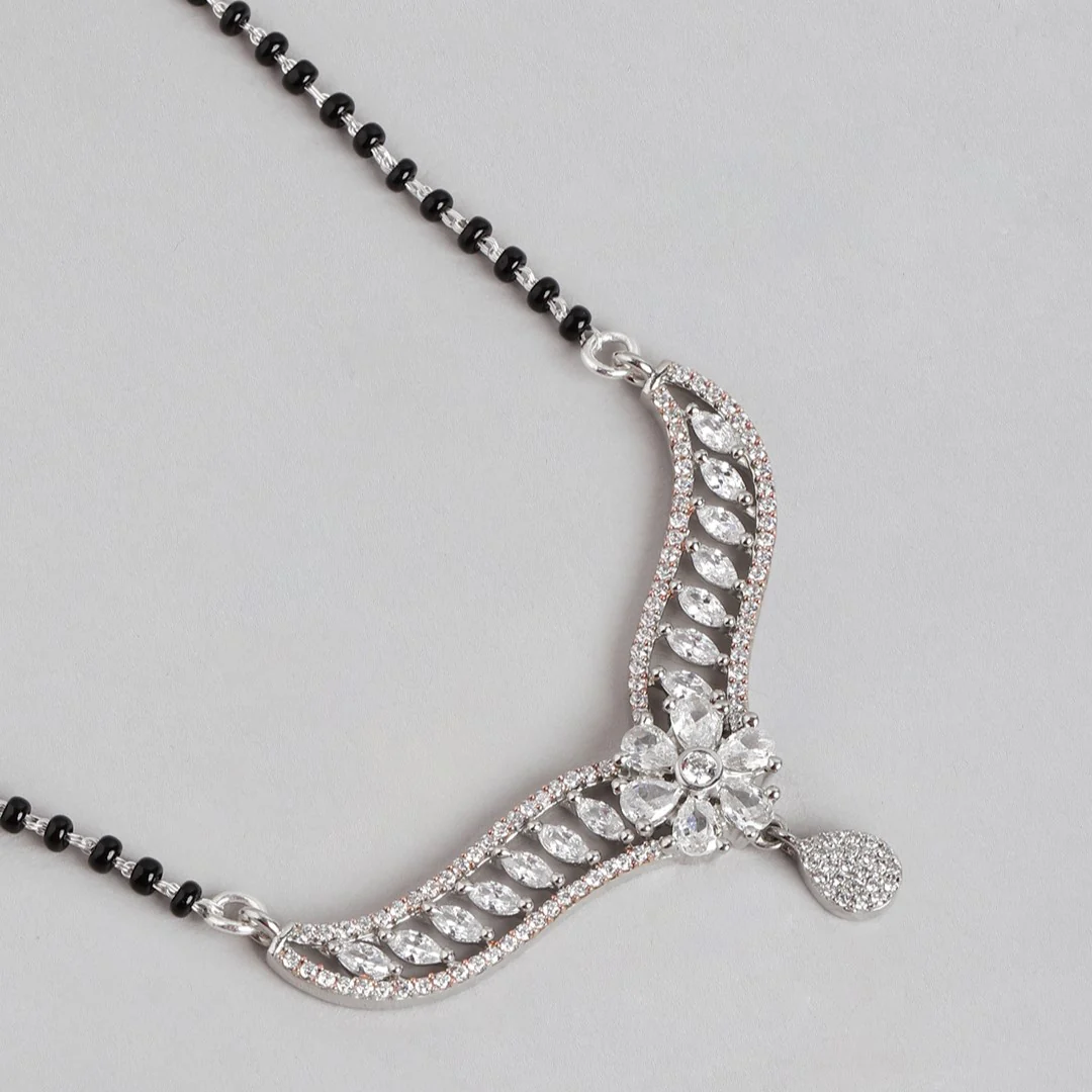 Celestial Harmony 925 Sterling Silver Mangalsutra Set - Image 7