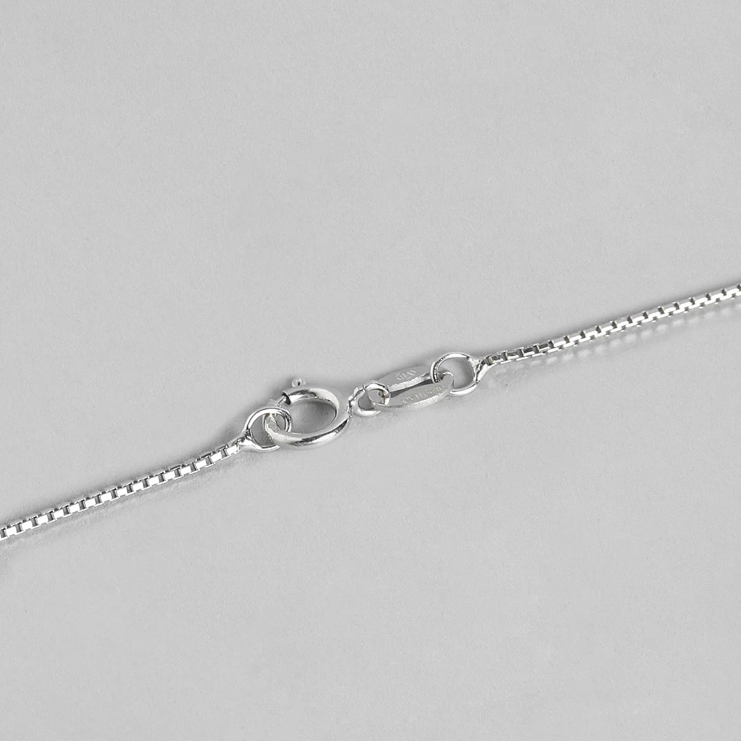 Charming Heart 925 Silver Pendant with Chain - Image 8