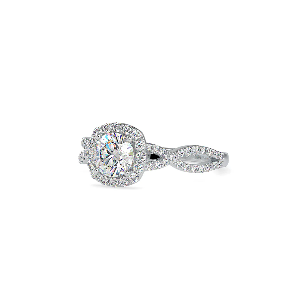 1.2 CT Halo Solitaire Lab-Grown Diamond Ring - Image 10