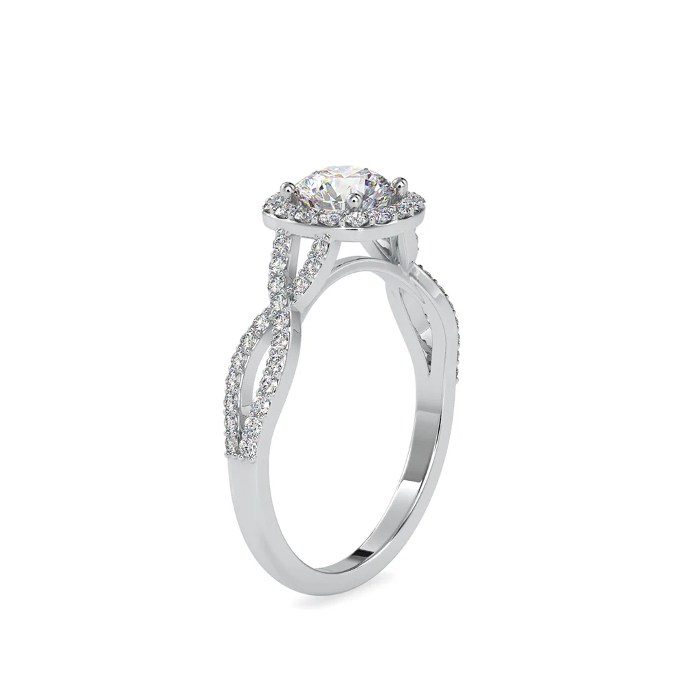 1.2 CT Halo Solitaire Lab-Grown Diamond Ring - Image 11