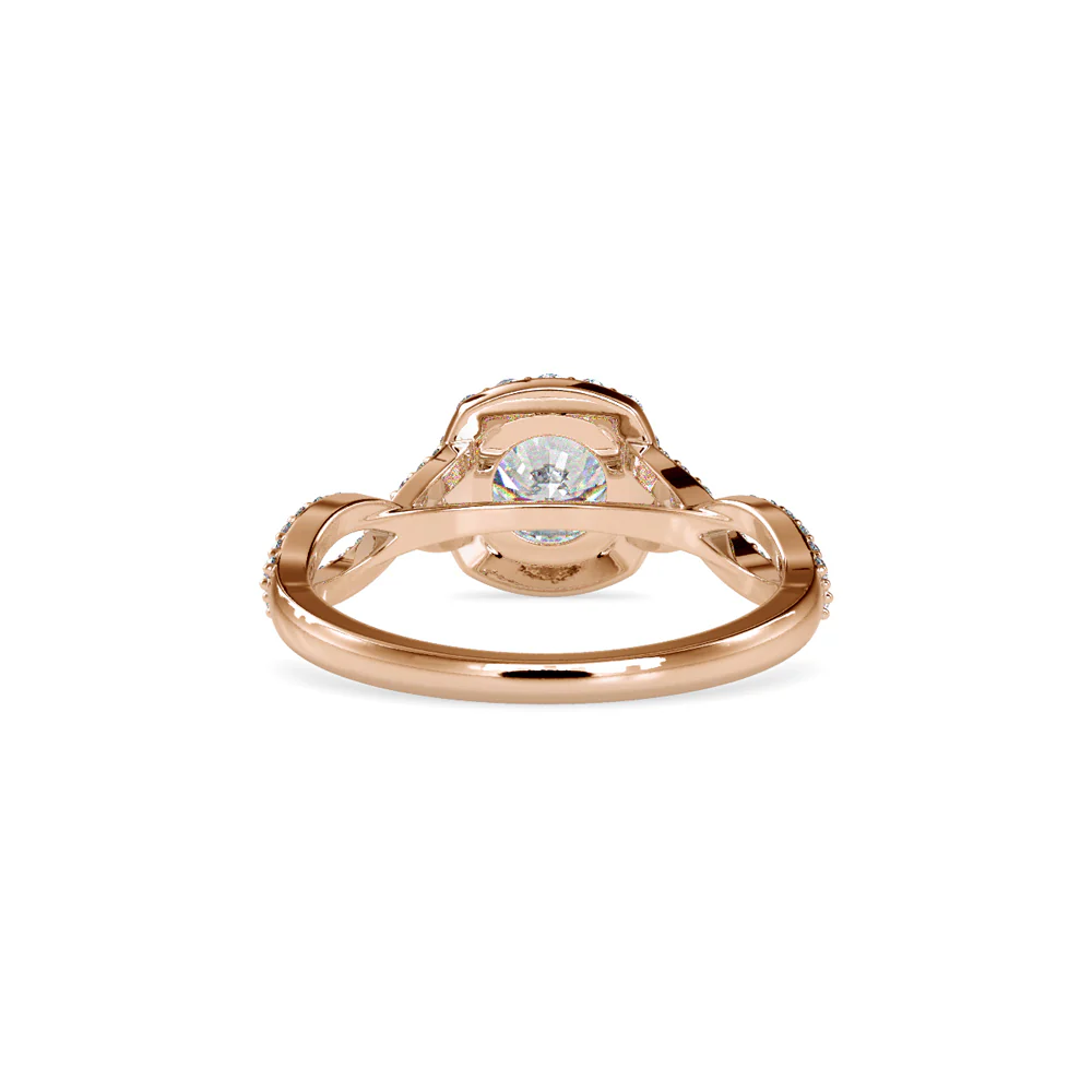1.2 CT Halo Solitaire Lab-Grown Diamond Ring - Image 4