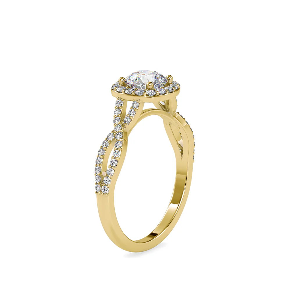 1.2 CT Halo Solitaire Lab-Grown Diamond Ring - Image 7