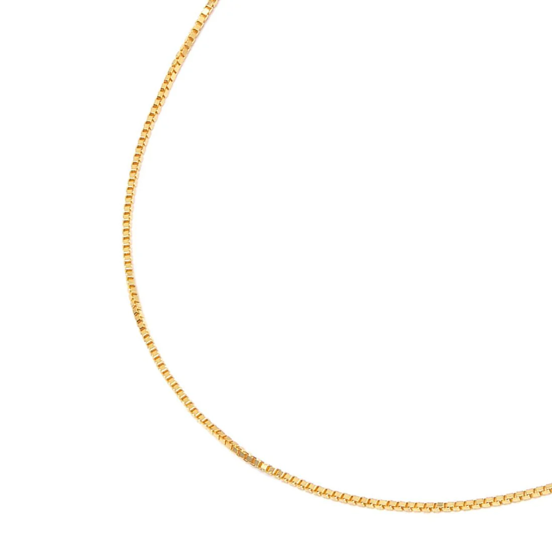 Everyday Gleam Box Chain Anklet - Image 7