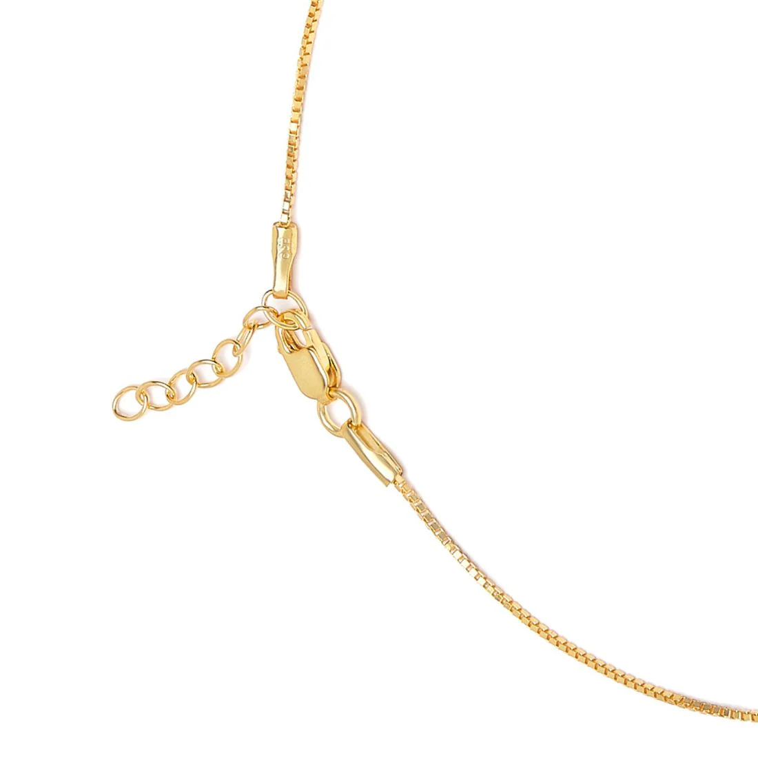 Everyday Gleam Box Chain Anklet - Image 8