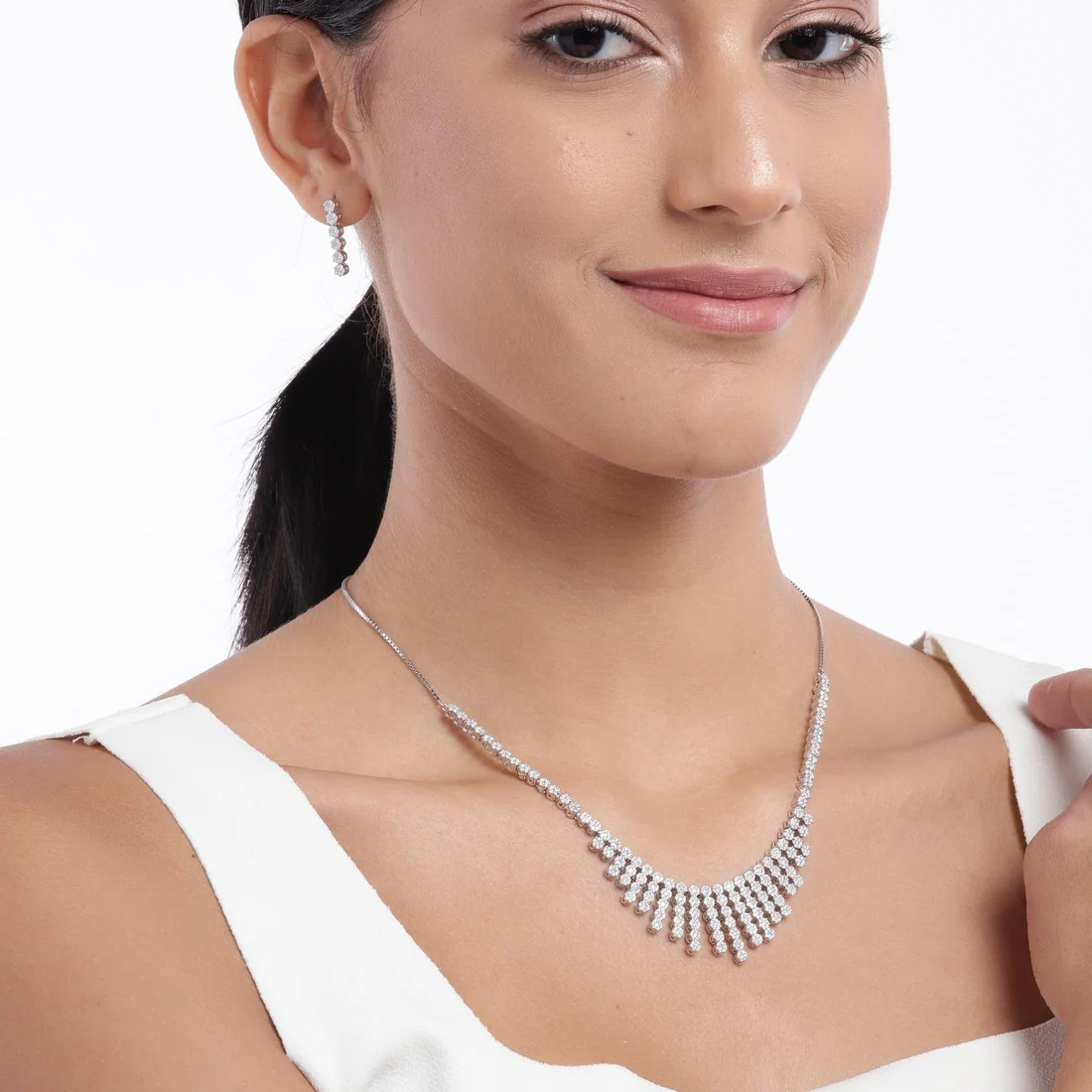 Classic Regal 925 Sterling Silver Jewellery Set - Image 3