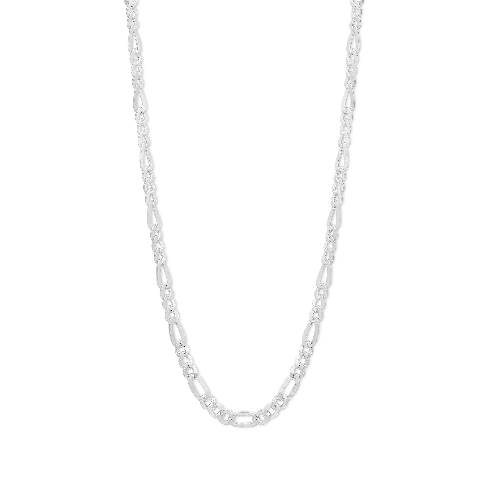 Classic Rhodium Plated 925 Sterling Silver Men's Chain - Image 4