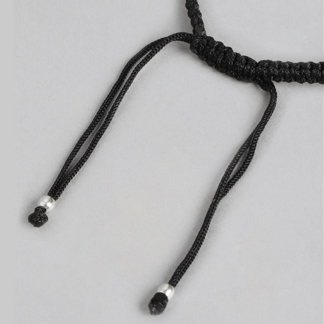 Classic Thread Anklet in 925 Sterling Silver Rhodium Plating In Red Stone - Image 8