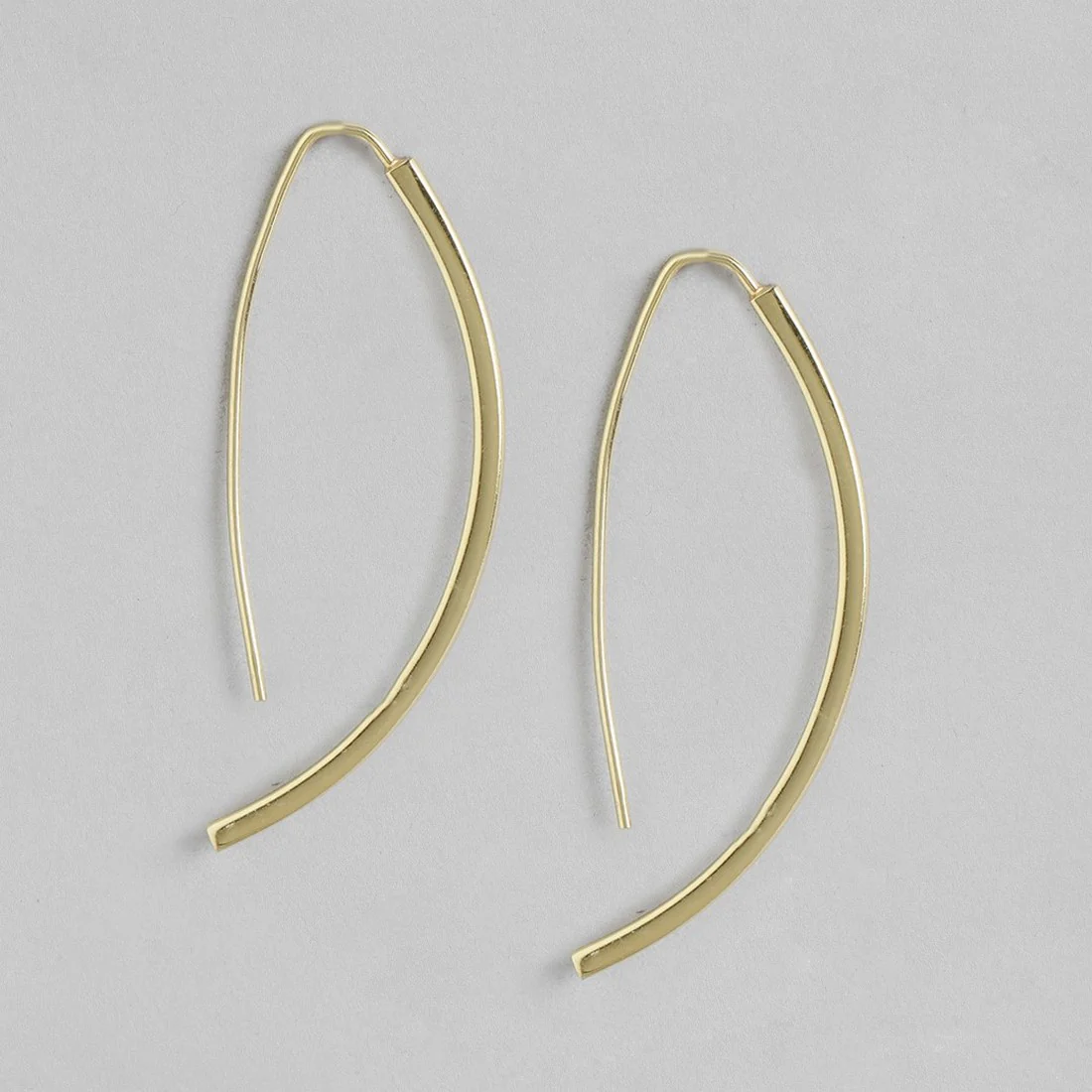 Classy Gold Plated 925 Sterling Silver Drop Earrings - Image 4