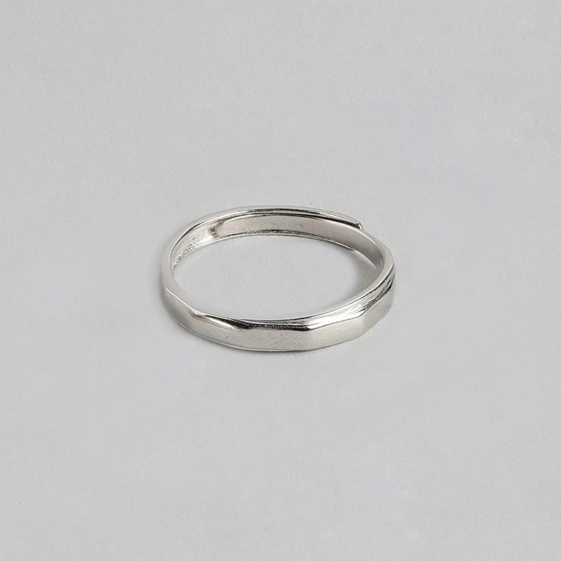 Cohort Band 925 Sterling Silver Ring for Him (Adjustable) - Image 11