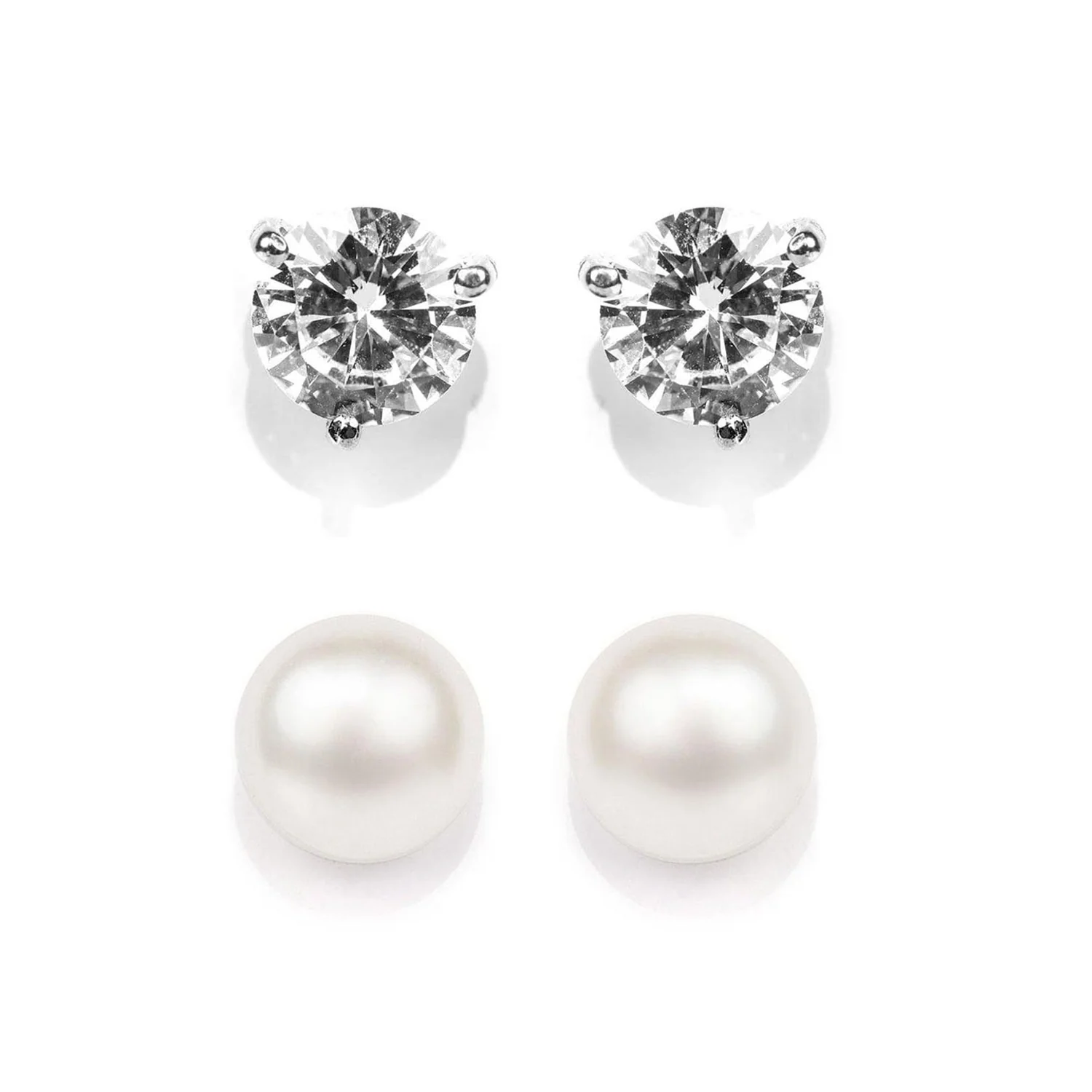 Classic Everyday 925 Silver Earrings Set - Image 4