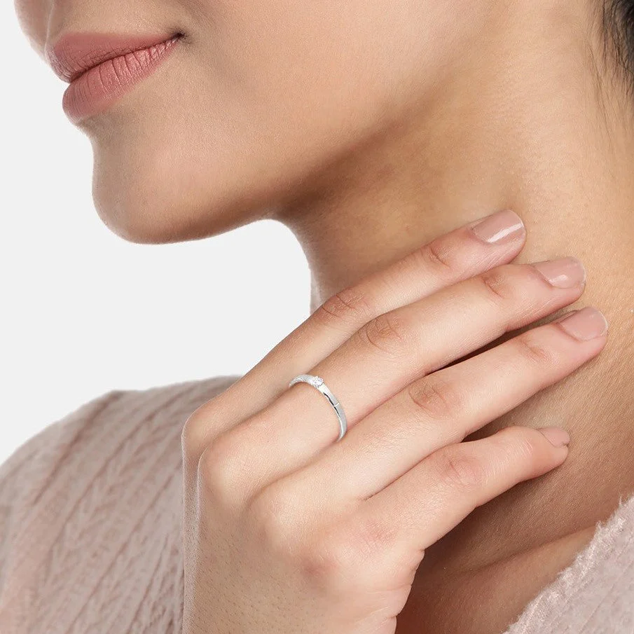 Elegant CZ 925 Silver Women Ring Gift Hamper (Adjustable) - Image 3