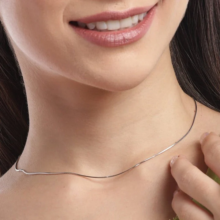 Elegant Rhodium Plated 925 Sterling Silver Chain Gift Hamper - Image 4