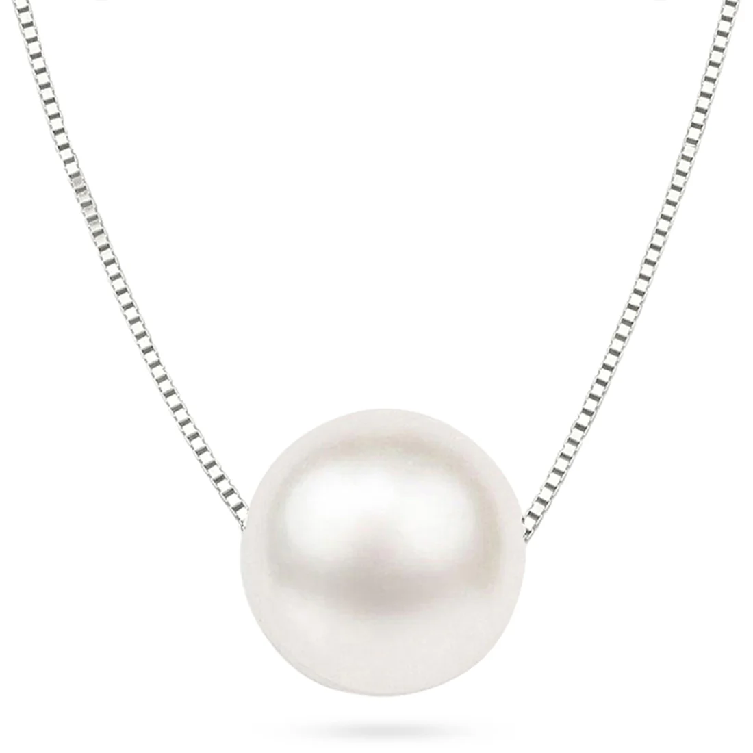 Freshwater Pearl Rhodium Plated 925 Silver Jewellery Set - Image 6