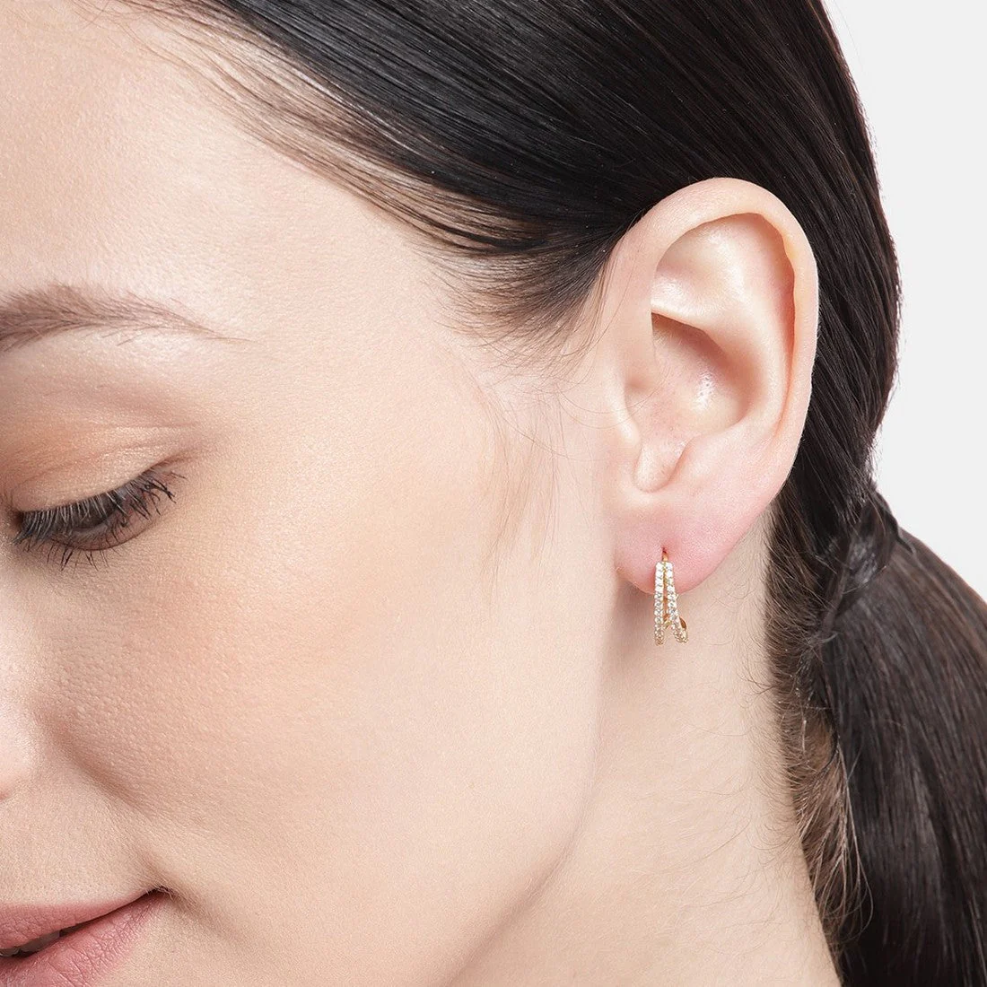 Golden Loops Classic 925 Sterling Silver Hoop Earrings Gift Combo - Image 3