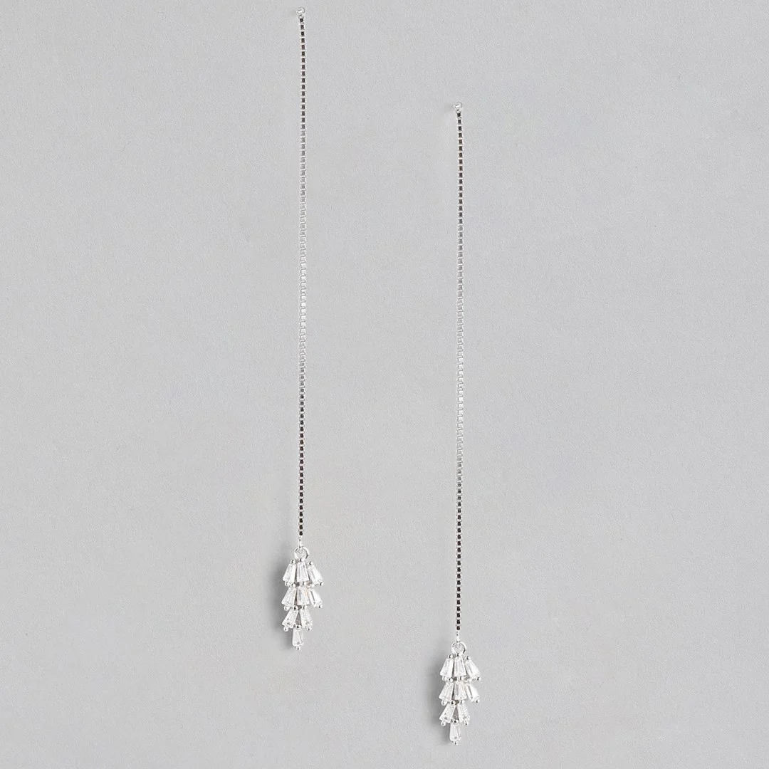 Sui Dhaga 925 Silver Earrings - Image 9