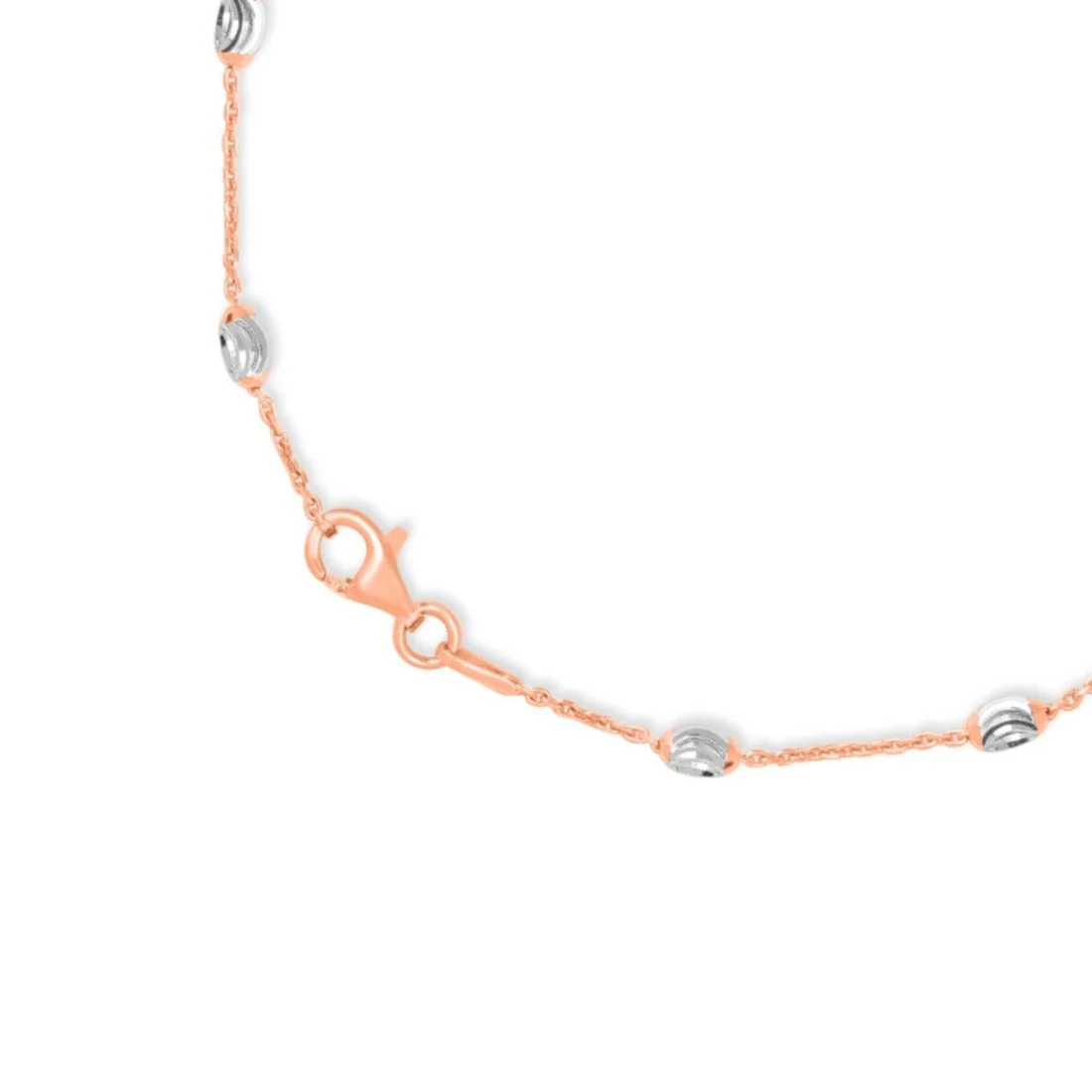 Italian 925 Silver Anklets in Rose Gold - Image 8