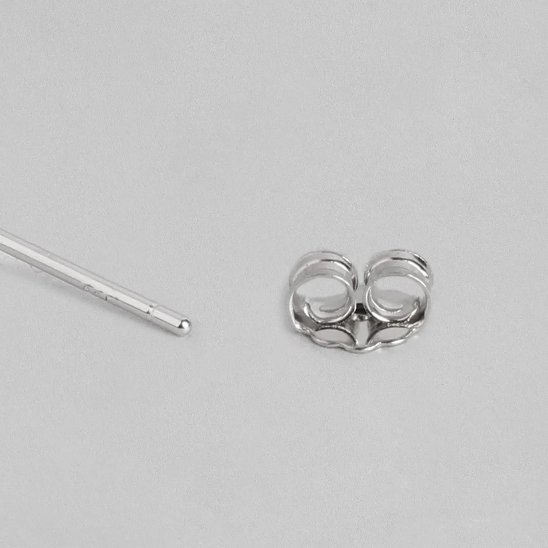 Solitaire Rhodium Plated 925 Sterling Silver Jewelry Set - Image 9