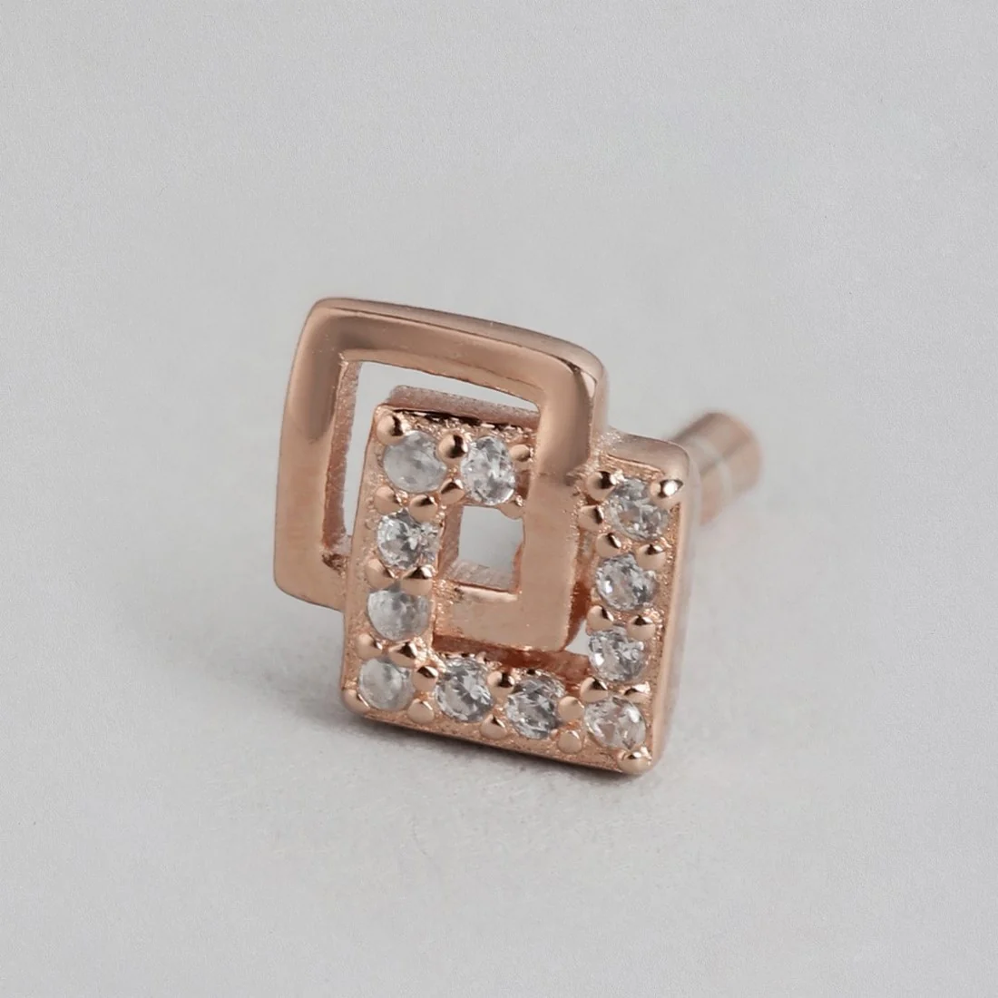 Dazzling Rose Gold Elegance CZ 925 Sterling Silver Jewelry Set - Image 5