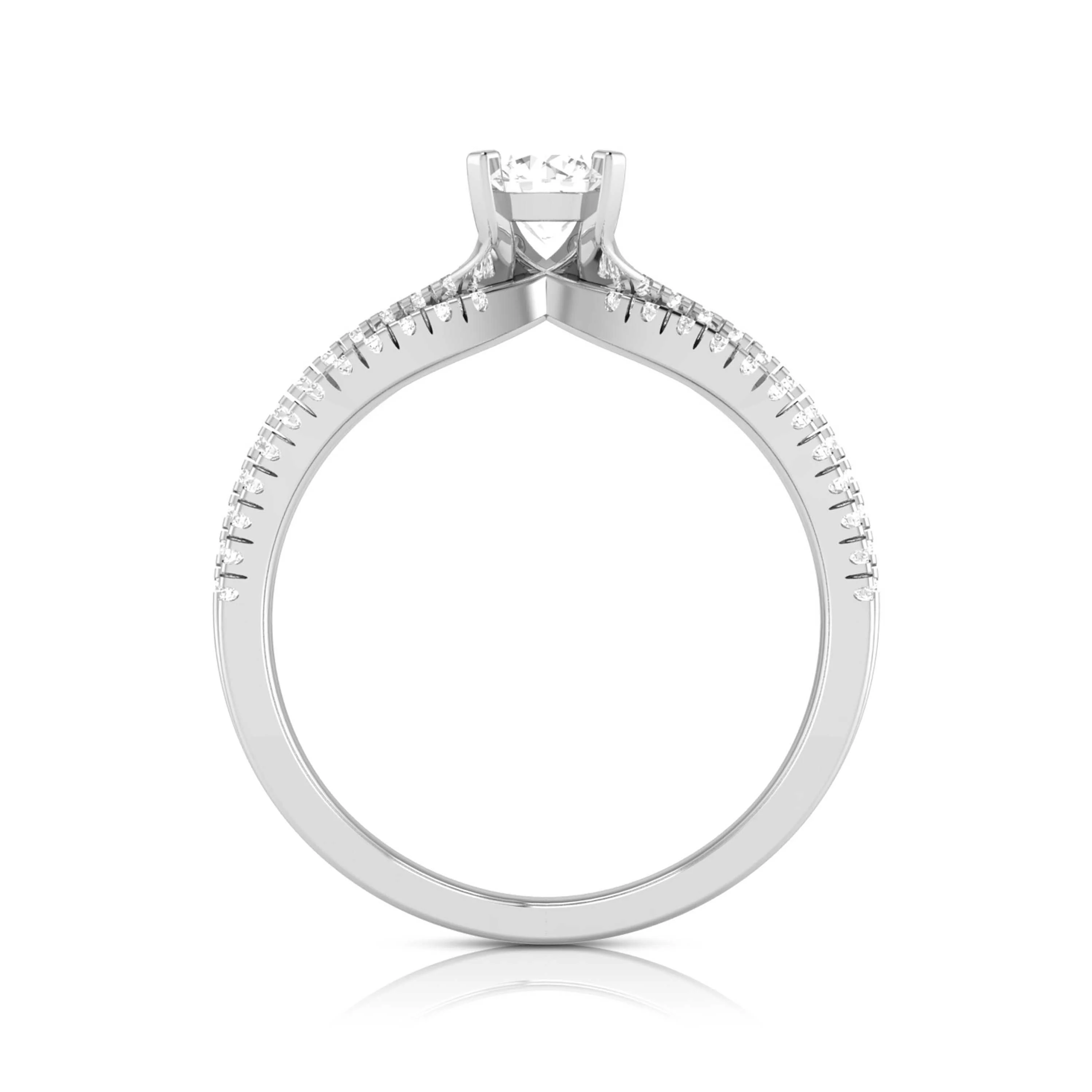 0.5 CT Dazzling Solitaire Diamond Ring - Image 15