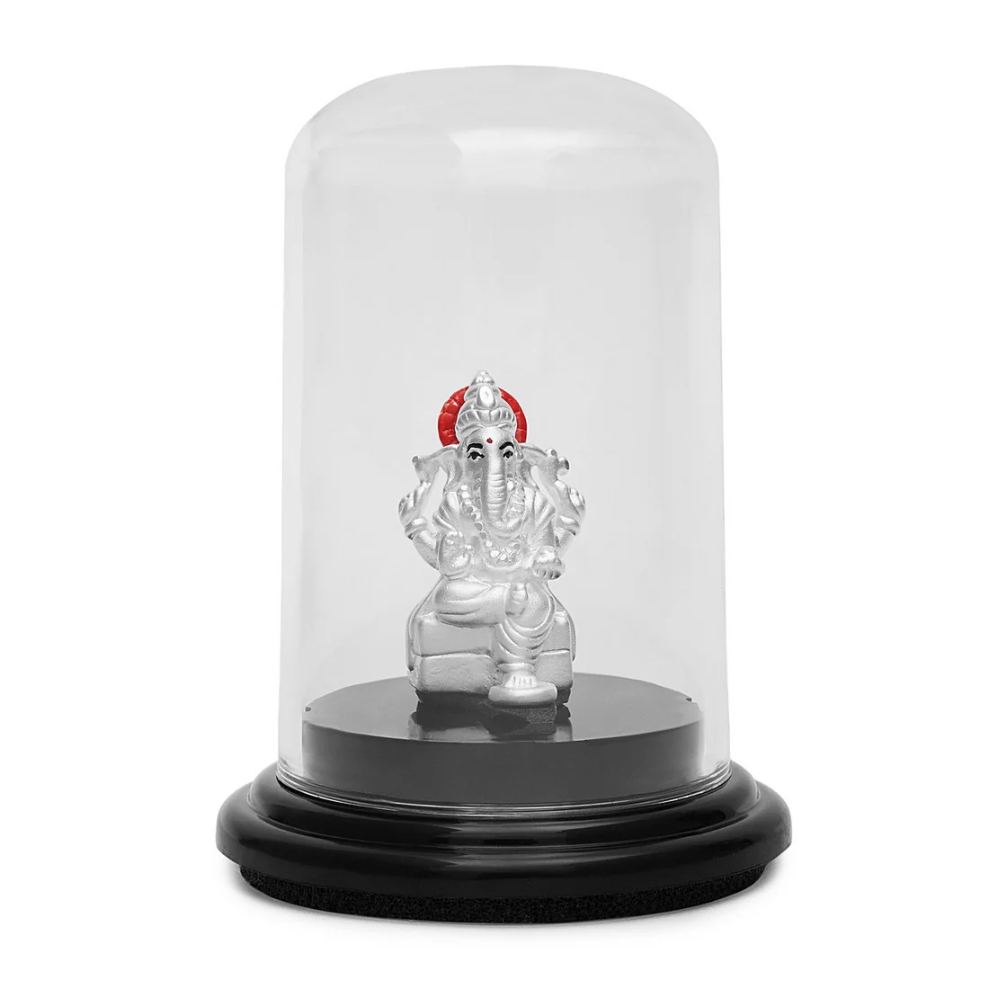 Divine Blessings 999 Silver Ganesh Ji Idol - Image 2