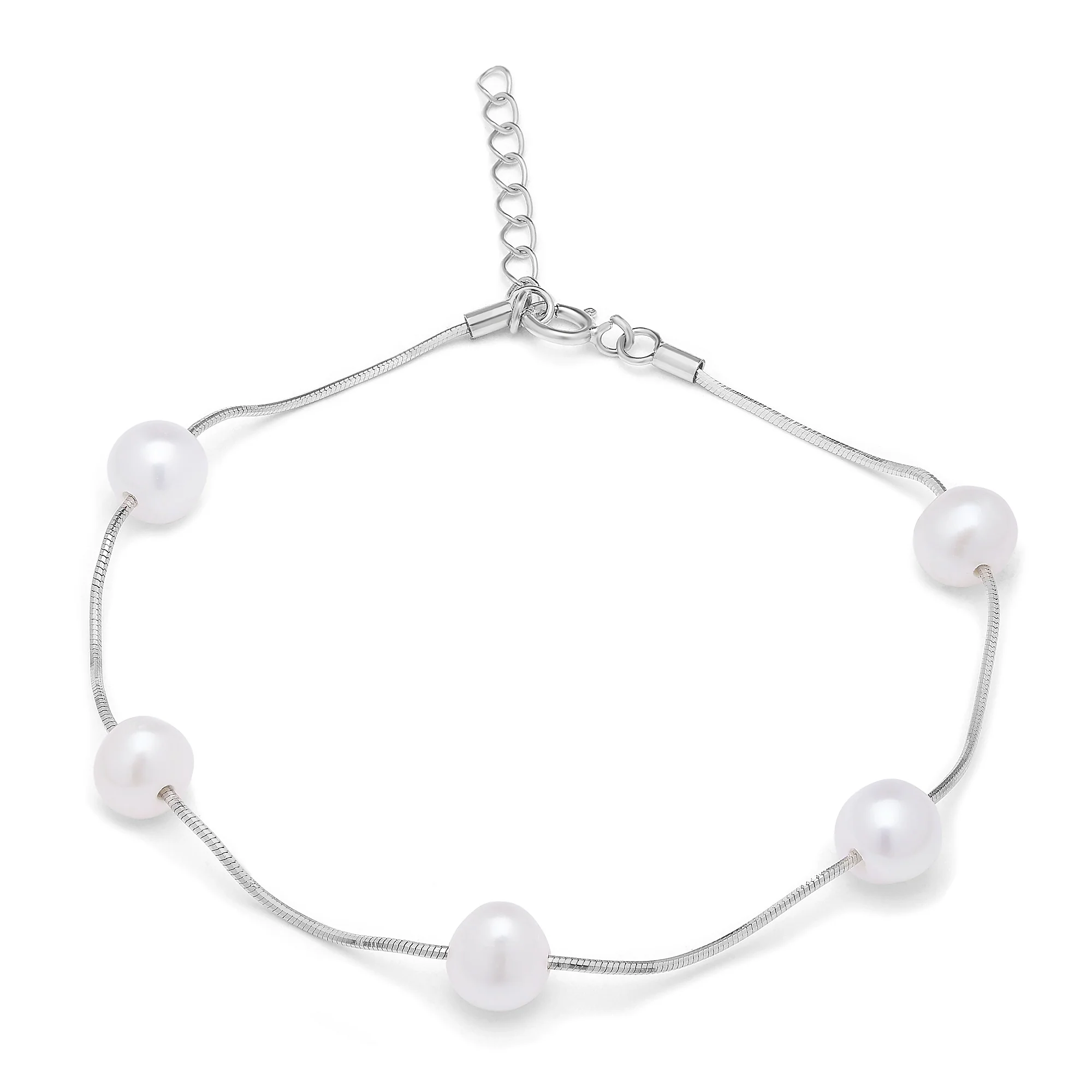 Divine Pearl 925 Silver Bracelet - Image 4