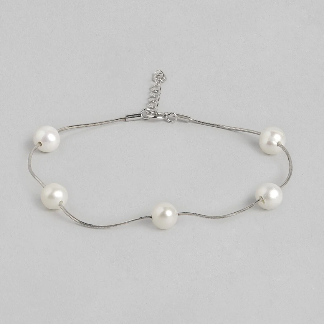 Divine Pearl 925 Silver Bracelet - Image 6