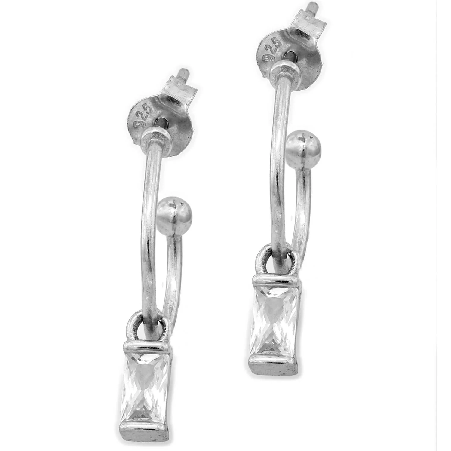 Drop in Decadence Silver 925 Silver Stud Earrings - Image 5