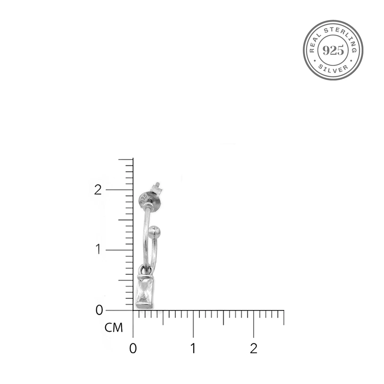 Drop in Decadence Silver 925 Silver Stud Earrings - Image 6