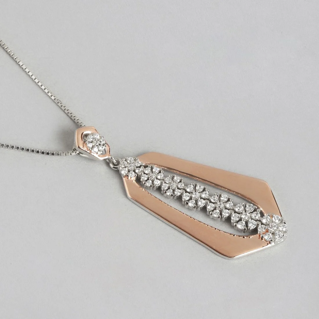 Dual Radiance Brilliance Dual Tone-Plated 925 Sterling Silver Jewelry Set - Image 8