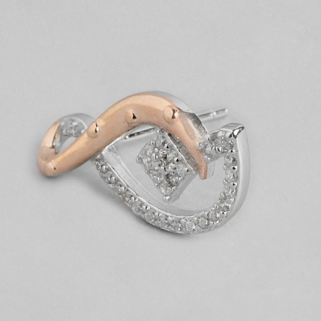 Dual Radiance Brilliance CZ Dual Tone-Plated 925 Sterling Silver Jewelry Set - Image 6