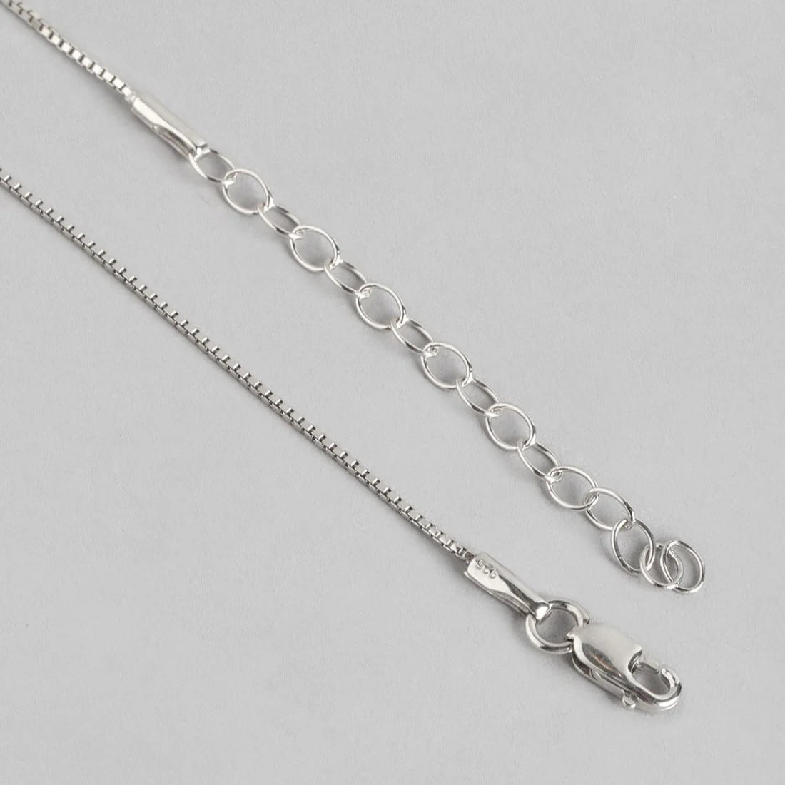 Dual Tone CZ Abstract Brilliance 925 Sterling Silver Pendant with Chain - Image 6